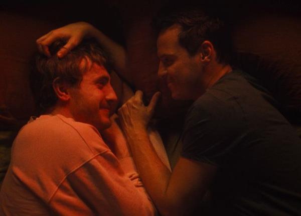 Andrew Scott as Adam (left) and Paul Mescal (right).